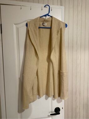 Cream Real Wool Vest